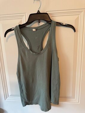 lululemon athletica Scoop Neck Racerback Tank — Sage Green